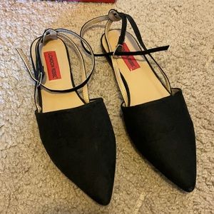 London Rebel Suede Flats